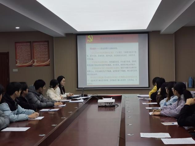 <strong>筑牢组织根基 凝聚发展力量 ——土木工程学院学生二支部组织开展专题学习</strong>